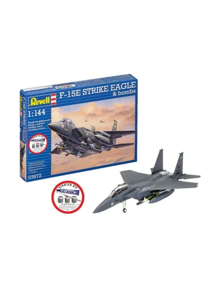 Starter Kit F-15E Strike Eagle & bombs, 1/144 - Revell 73972