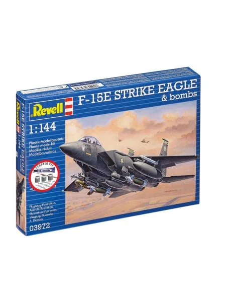 Starter Kit F-15E Strike Eagle & bombs, 1/144 - Revell 73972