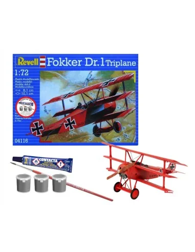 [NO_DESC] Starter Kit Fokker DR.1 Triplane, 1/72 - Revell 74116