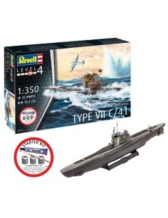 Starter Kit German Submarine Type VII C/41, 1/350 - Revell 75154