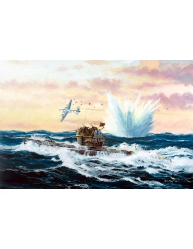 Starter Kit German Submarine Type VII C/41, 1/350 - Revell 75154