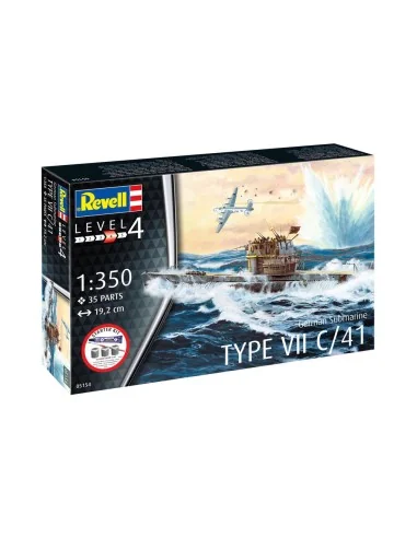 [NO_DESC] Starter Kit German Submarine Type VII C/41, 1/350 - Revel...