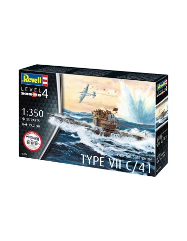 [NO_DESC] Starter Kit German Submarine Type VII C/41, 1/350 - Revel...