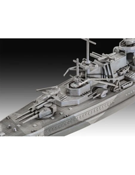 Starter Kit Battleship Gneisenau, 1/1200 - Revell 75181