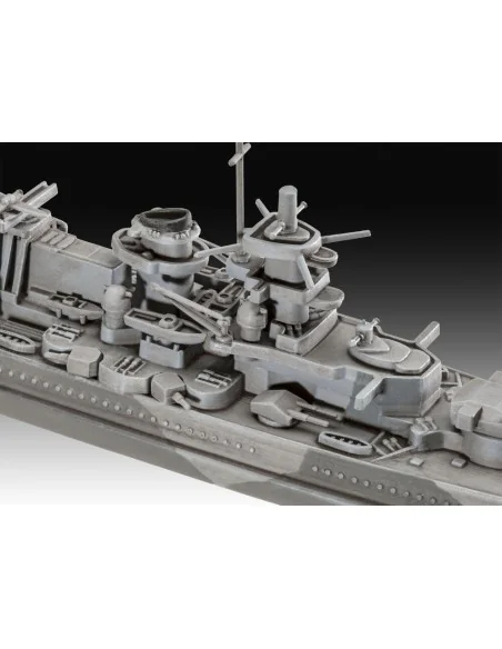 Starter Kit Battleship Gneisenau, 1/1200 - Revell 75181