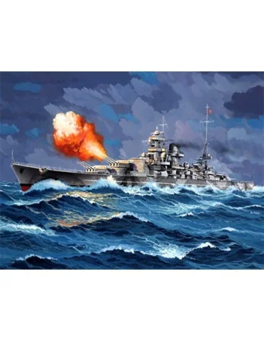 [NO_DESC] Starter Kit Battleship Gneisenau, 1/1200 - Revell 75181