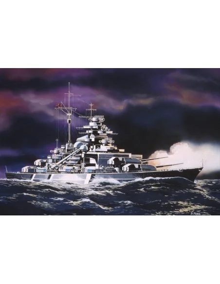 Starter Kit Bismarck, 1/1200 - Revell 75802