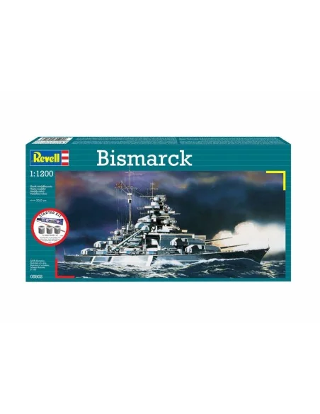 Starter Kit Bismarck, 1/1200 - Revell 75802