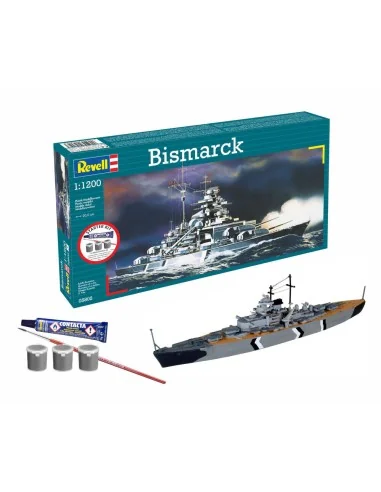 Starter Kit Bismarck, 1/1200 - Revell 75802