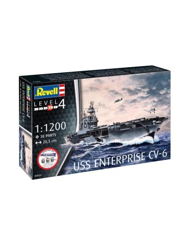 Starter Kit USS Enterprise CV-6, 1/1200 - Revell 75824