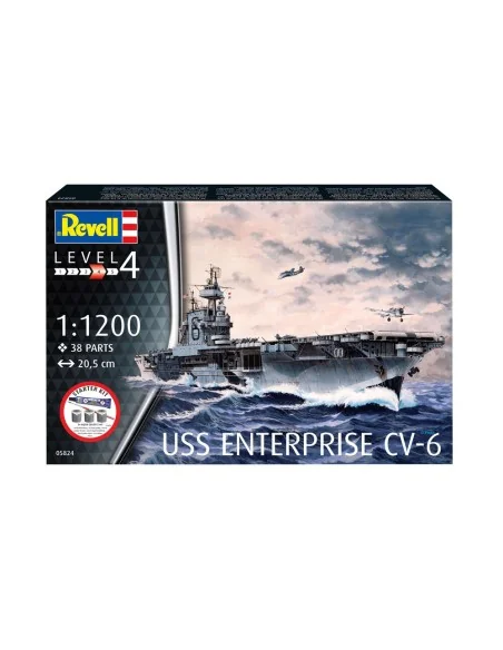 Starter Kit USS Enterprise CV-6, 1/1200 - Revell 75824