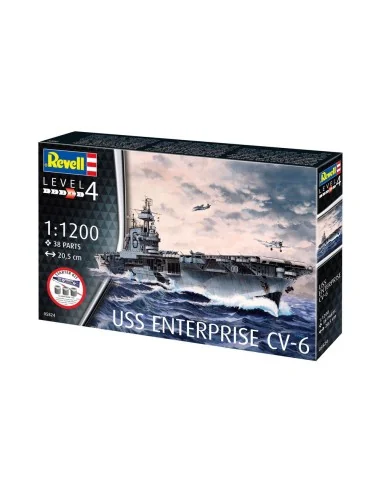 Starter Kit USS Enterprise CV-6, 1/1200 - Revell 75824