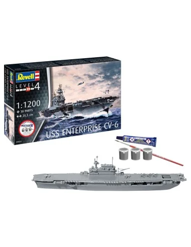 Starter Kit USS Enterprise CV-6, 1/1200 - Revell 75824