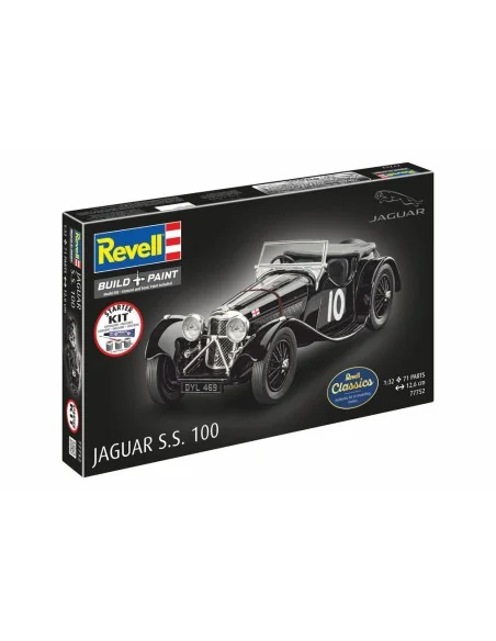 Starter Kit Jaguar SS 100, 1/32 - Revell 77752