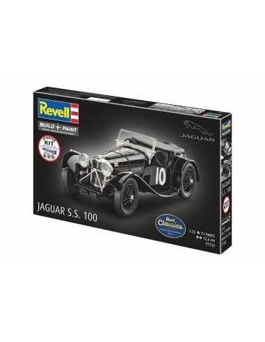 Starter Kit Jaguar SS 100, 1/32 - Revell 77752