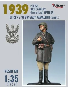 Polish Officer 1939 Motorised Artillery White Metal, 1/35 - Mirage ...