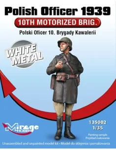 [NO_DESC] Polish Officer 1939'10th Motorised Brig. White Metal, 1/3...