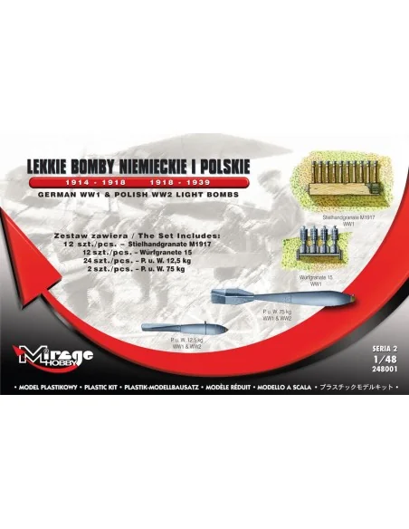 German WWI & Polish WWII Light Bombs German WWI & Polish WWII Light...