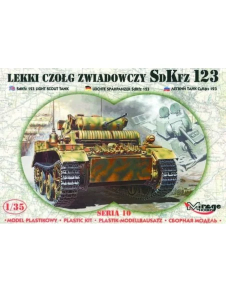 SdKfz. 123 mit Fotoätzteilen, 1/35 - Mirage Hobby 35108