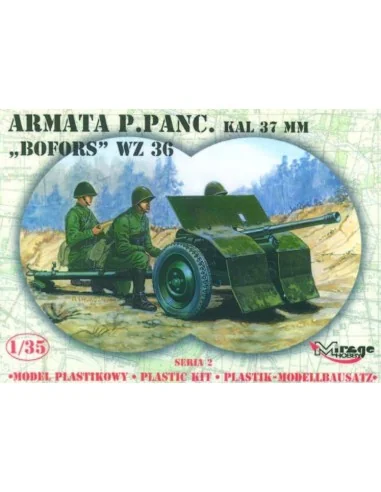 37 mm BOFORS Panzerabwehrkanone, 1/35 - Mirage Hobby 35212