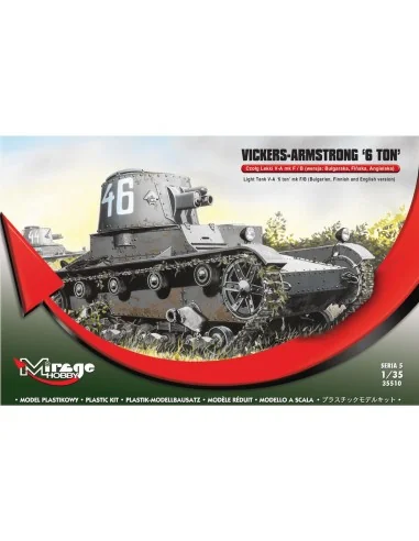 Vickers Armstrong 6ton mk F/B Light tank, 1/35 - Mirage Hobby 355010