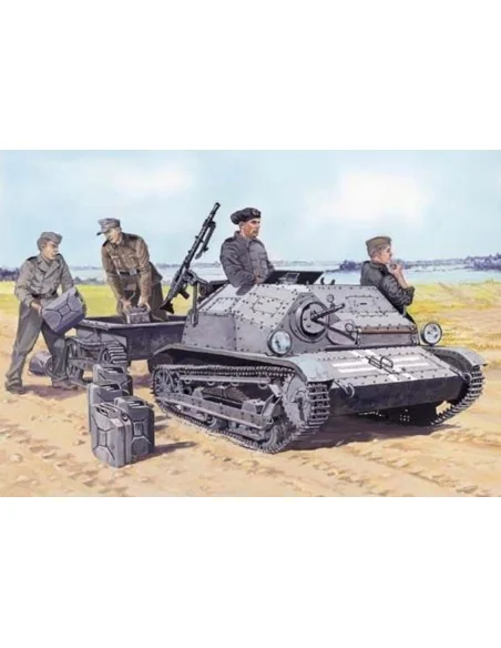 Tankette TKS/MG 15 mit Universal Transportanhänger, 1/35 - Mirage H...