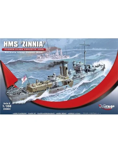 HMS "Zinnia" Flower-Class Corvette K98, 1/350 - Mirage Hobby 350802