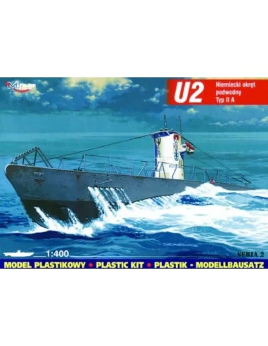 Deutsches U-Boot U 2 Typ IIA, 1/400 - Mirage Hobby 40023