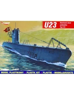 Deutsches U-Boot U 23 Typ IIB, 1/400 - Mirage Hobby 400204