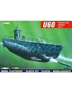 Deutsches U-Boot U 60 Typ II C, 1/400 - Mirage Hobby 40025