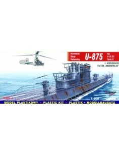 Deutsches U-Boot U 875 Typ IX D2 Turm II und FA 330 Bachstelze, 1/4...