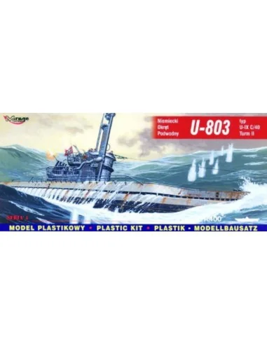 [NO_DESC] Deutsches U-Boot U 803 Typ IX C/40 Turm II, 1/400 - Mirag...