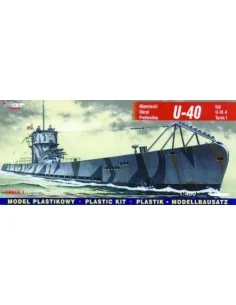 Deutsches U-Boot U 40 Typ IX A Turm I, 1/400 - Mirage Hobby 40045