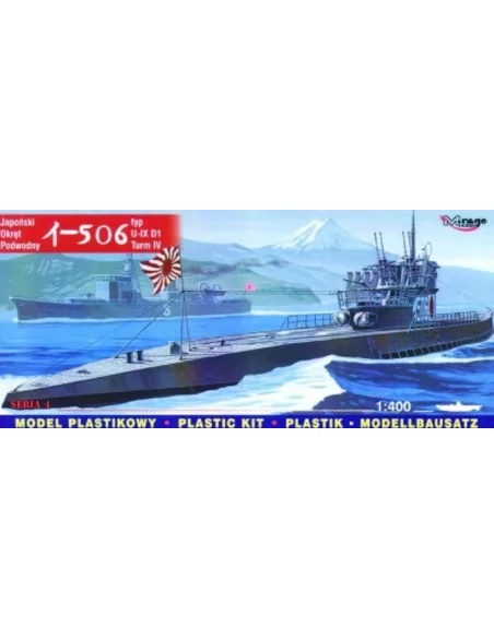 Japanisches U-Boot I-506 - IX D1, 1/400 - Mirage Hobby 40046