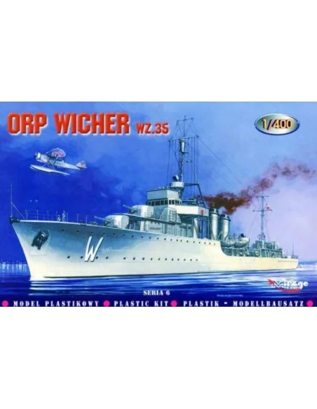 [NO_DESC] Zerstörer ORP Wicher 1935, 1/400 - Mirage Hobby 40068