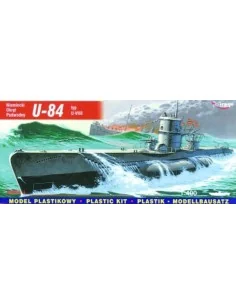 Deutsches U-Boot U 84 Typ VII B, 1/400 - Mirage Hobby 40410