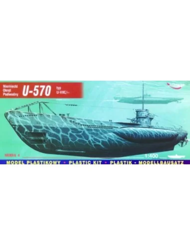 Deutsches U-Boot U 570 Typ VII C Turm I, 1/400 - Mirage Hobby 40411