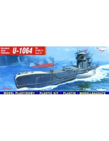 Deutsches U-Boot U 1064 Typ VII C/41 Turm 4, 1/400 - Mirage Hobby 4...