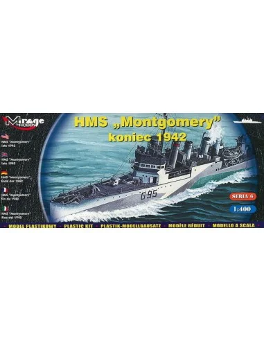 HMS 'Montgomery' late 1942, 1/400 - Mirage Hobby 40607