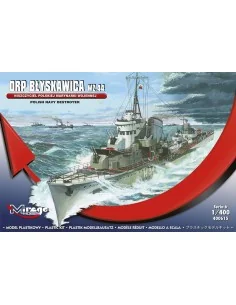 Polish Navy Destroyer ORP Blyskawica Wz.44, 1/400 - Mirage Hobby 40...