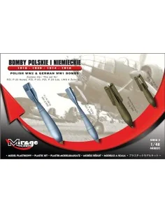 German WWI Bombs 1918-1939 & 1914-1918, 1/48 - Mirage Hobby 448001