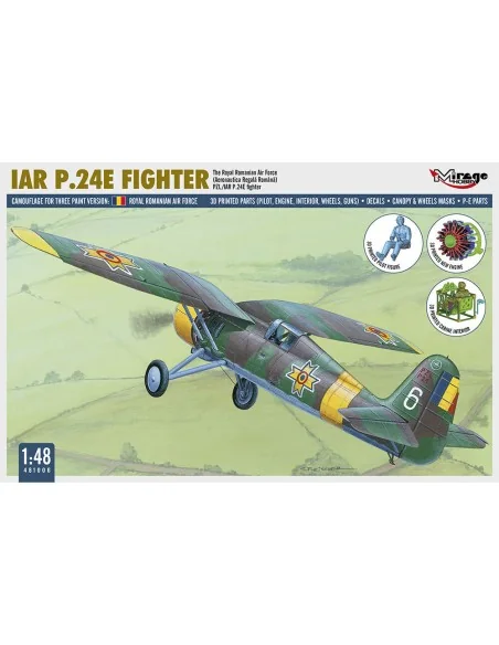 IAR P.24E FIGHTER The Royal Romanian Air Force mit Resin und Fotoät...