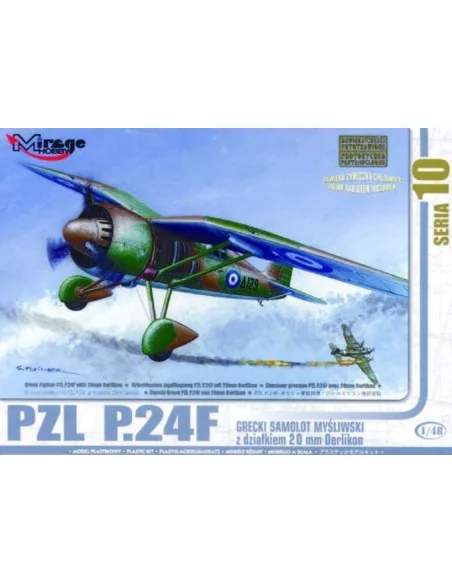PZL P.24 F der griechischen Luftwaffe mit Resin- und Fotoätzteilen,...