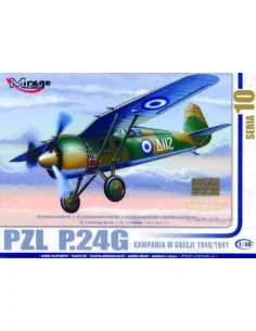 PZL P.24 G Griechenland 1940/41 mit Resin- und Fotoätzteilen, 1/48 ...