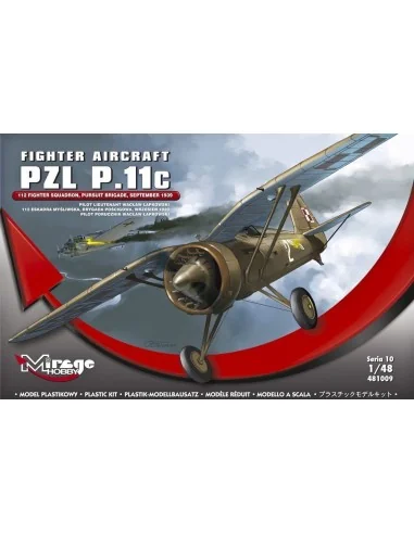 Fighter Aircraft PZL P.11c, 1/48 - Mirage Hobby 481009