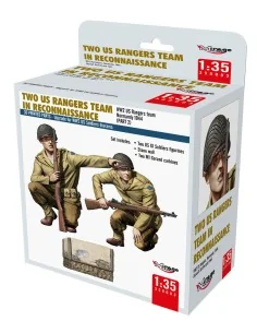 TWO US RANGERS TEAM IN RECONNAISSANCE, 1/35 - Mirage Hobby 350003