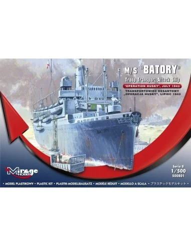 M/S Batory Troop Transporter-Attack Ship, 1/500 - Mirage Hobby 500801