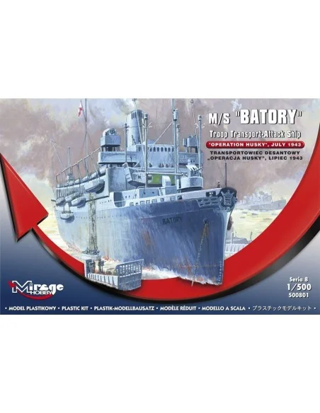 M/S Batory Troop Transporter-Attack Ship, 1/500 - Mirage Hobby 500801