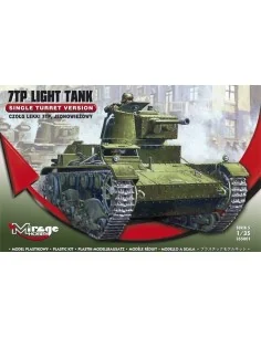 7TP Light Tank Single Turret Version, 1/35 - Mirage Hobby 355001