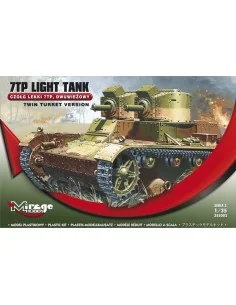 7TP Light Tank Twin Turret Version, 1/35 - Mirage Hobby 355002